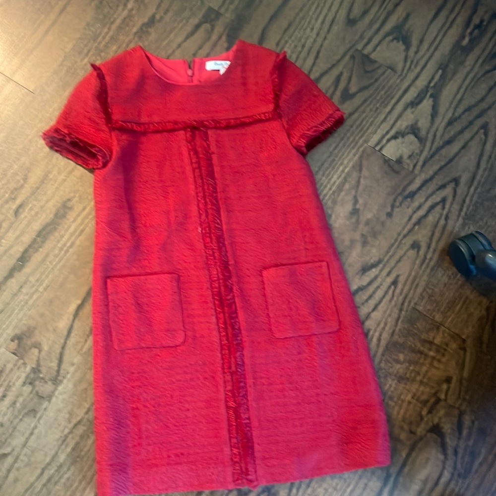 Brooks Brothers burgundy size 10 dress
